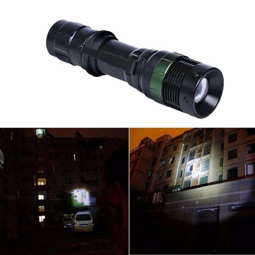 Lanterna Power Style Cree Led Police Recarregavel Tatica