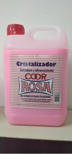 Cristalizador Coor Rosa, Extra Duro Y Ultra Resistente 5 Lit