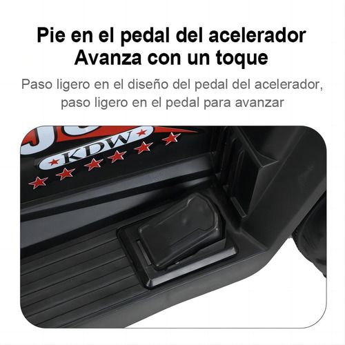 Carrito Montable Eléctrico Para Niños Color Azul Con Toldo Con Mando A Distancia Hc50015 Bluemos 110/220v