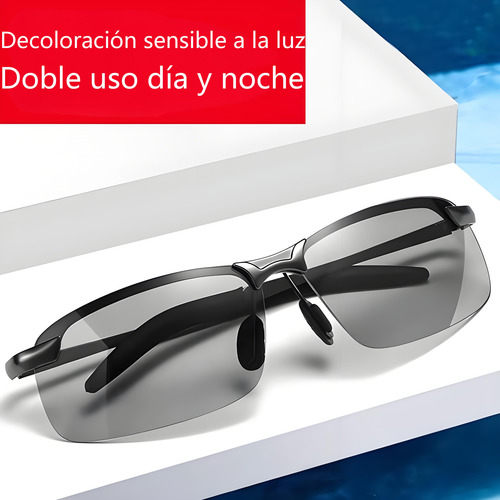 Gafas De Sol Fotocromáticas Polarizadas Para Día Y Noche Uv Negro