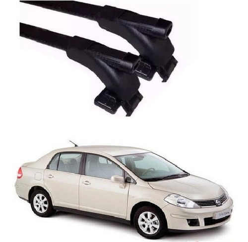 Imagen 4 de 8 de Kit Barras Portaequipaje Nissan + Cuna Porta Kayak Auto
