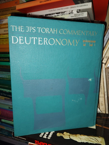 The Jps Torah Commentary Deuteronomy (en Ingles) (Usado)