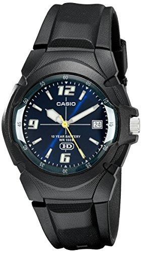 Reloj Deportivo Casio  Hombre Con Banda Negra L