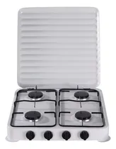 Comprar Cocinas A Gas Cocina Encimera 4 Platos Con Tapa Starlux Color Blanco