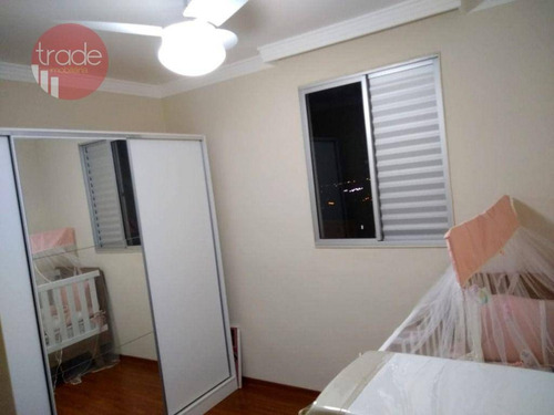 Apartamento Com 2 Dormitórios À Venda, 53 M² Por R$ 260.000,00 - Reserva Sul Condomínio Resort - Ribeirão Preto/sp - Ap7055