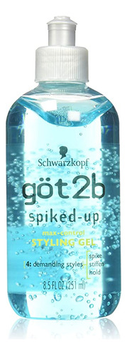 Got2b Spiked-up Max Control Styling Gel, 8.5&nbsp;ounce (pa.