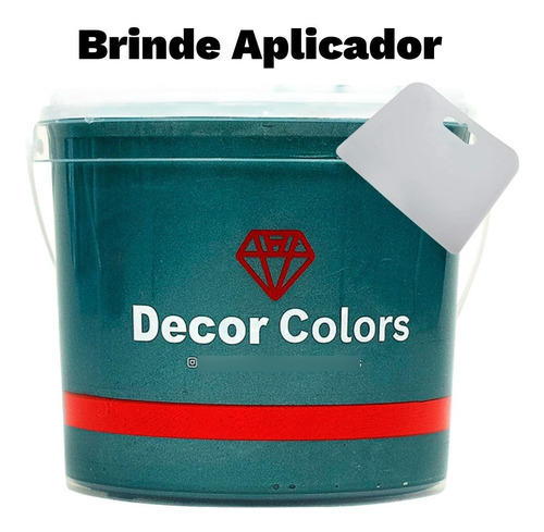 Imagem 3 de 10 de Decor Colors Cimento Queimado Perolizado 3,2kg Revestimento