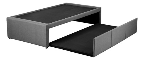Cama Doble Individual Azul | Atlas Color Gris Doble Cama Gris