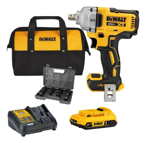 Chave De Impacto Dewalt Dcf892 20v Bat2ah Bolsa E Soquete