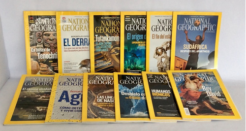 12 Revistas National Geographic En Español Año 2010