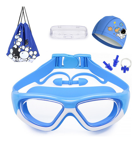 Kit De Gafas Goggles Natación Para Niños Antivahon 6 En 1