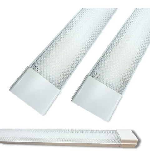 Lámpara Led Integrada Superficial Antipolvo 54w 120cm 6500k