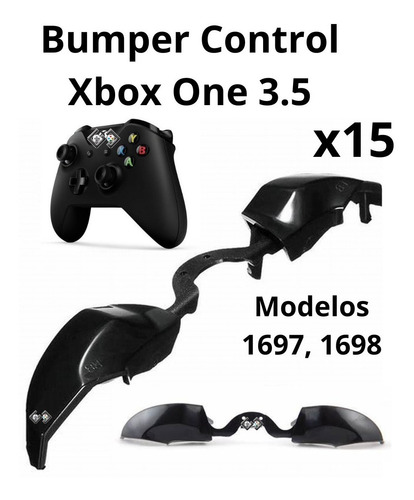 15 Bumper Botón Rb Lb Para Control Xbox One Salida 3.5
