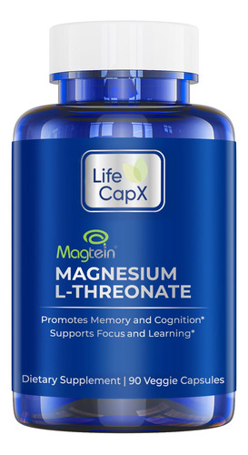 Life Capx Capsulas De L-treonato De Magnesio, Forma Original