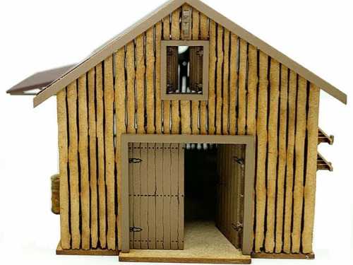 Granero Y Molino De Viento Casa De Campo Ho 1/87 Para Armar