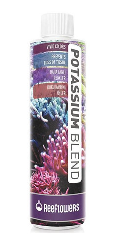 Potassium Blend 250ml Reeflowers Recupera Tecido Coral E Cor