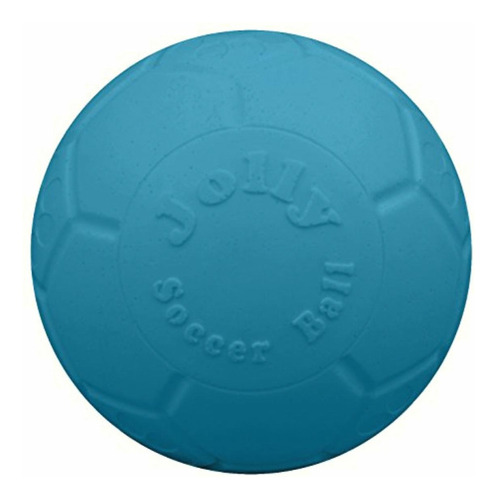 Jolly Pets Pelota De Fútbol Mediana Flotante Para Perro, Color Azul Océano