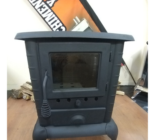Calenton Chimenea Menonita Vidrio Con Fierro Vaciado Cn06