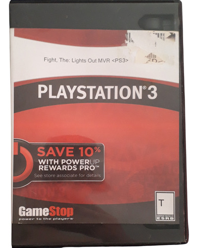 The Fight Lights Out Ps3 Playstation 3 Físico Original (Reacondicionado)