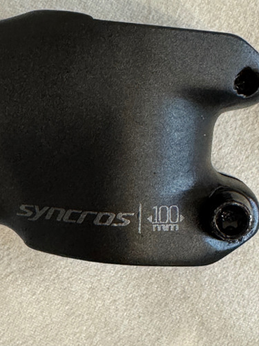 Stem Syncros Xr1.5 100mm + Soporte Garmin Syncros Negro 10 Cm