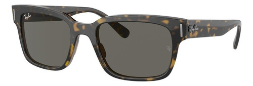 Lentes De Sol Ray-ban Jeffrey Protección Uv Color de la lente Gris Color del armazón Habana