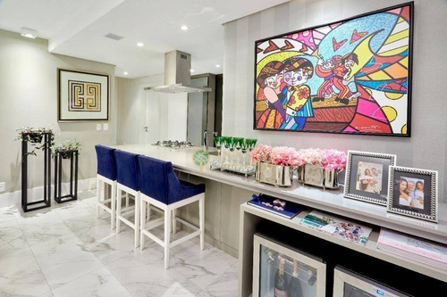 Imagem 6 de 22 de Apartamento Finamente Mobiliado Com 4 Dormitórios- Centro - Ap6295