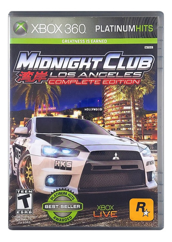 Midnight Club Los Angeles Complete Edition Original Xbox 360
