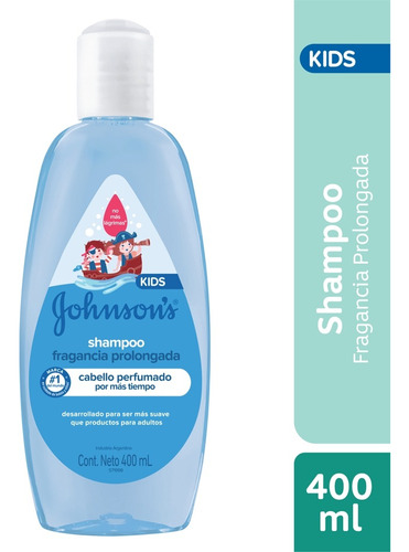 Shampoo Johnson's Fragancia Prolongada Para Niños 400 Ml