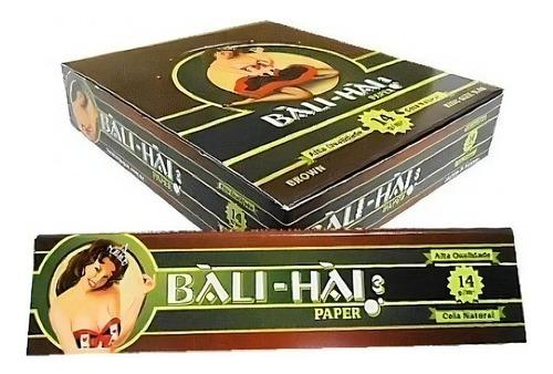 Papéis Para Cigarros Bali Hai Classic King Size De 1 X 25 U