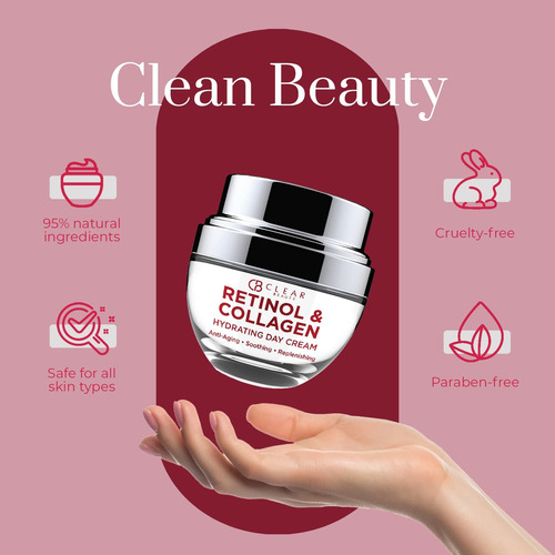 Creme De Noite Clear Beauty Retinol Colágeno 50ml Sem Crueld