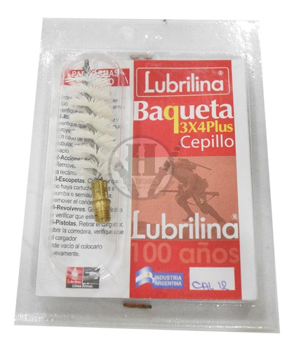 Repuesto Baqueta Nylon Escopeta Lubrilina Cal 12