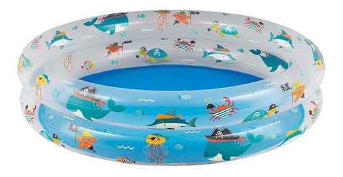 Piscina Inflavel 90 Litros Infantil Bebe Acolchoada Pis0667