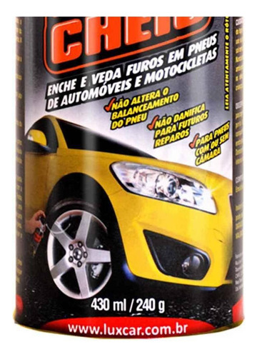 Reparador De Pneu Instantaneo - Pneu Cheio 430 Ml - Luxcar