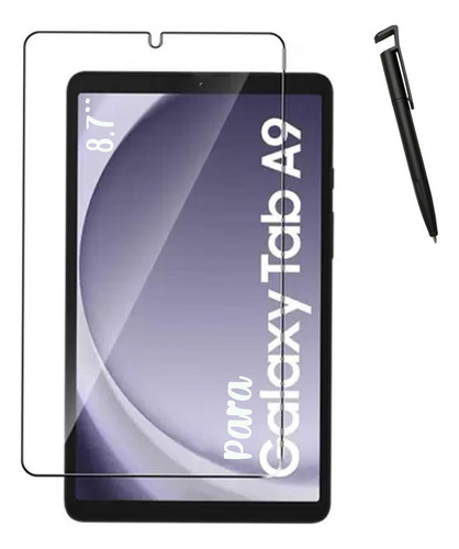 Película De Vidro Para Tablet Samsung A9 X110/x115 E Caneta