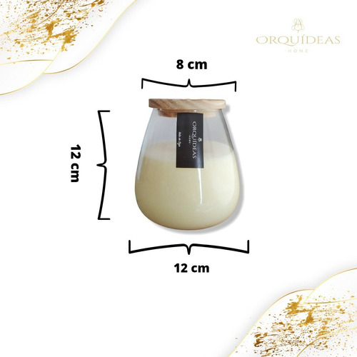 Imagen 2 de 7 de Velón Cera Soja Aromática Perfumada Decorativa