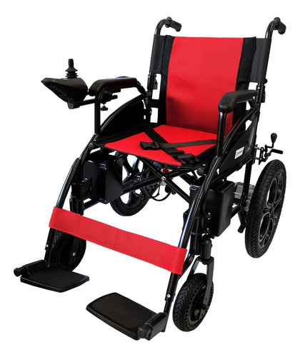 Silla De Ruedas Pearson Electrica Para Viaje Todo Terreno Color Rojo