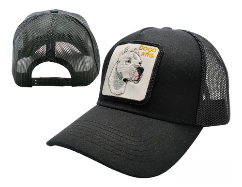 Gorra Trucker Dogo Argentino Parche Bordado Premium Cap