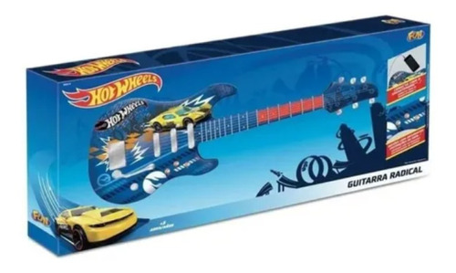 Hot Wheels Guitarra Radical Infantil - Fun Divirta-se