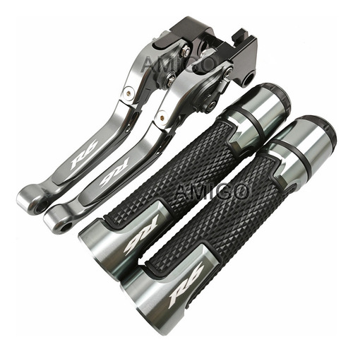 Manijas Y Puños Para Yamaha Yzf R6 R6r R6s, 2005-2016 - Gris