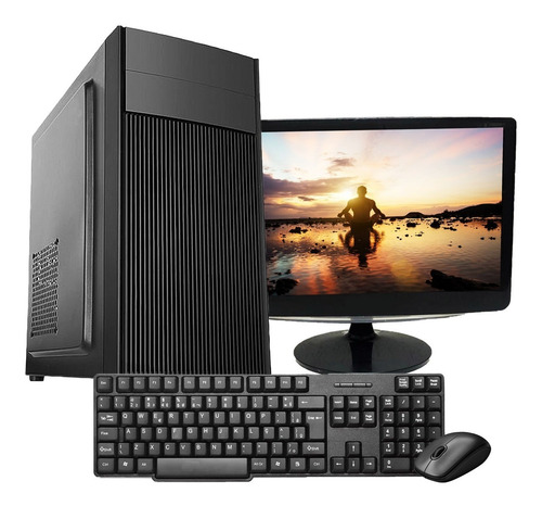 Pc Core 2 Duo 4gb Hd80 Teclado Mouse E Monitor