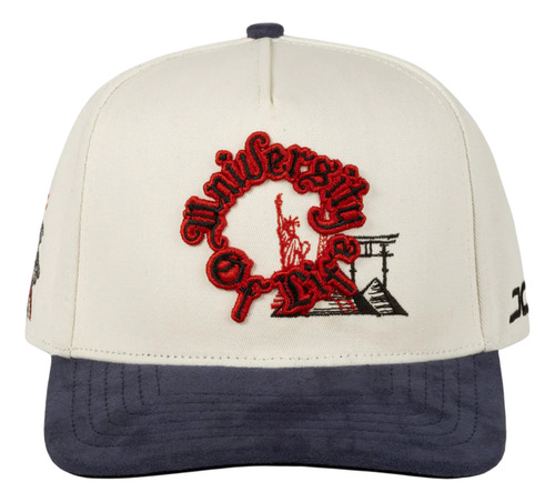 Gorra Jc Hats University Of Life Beige Snapback 2904 Beige Unitalla