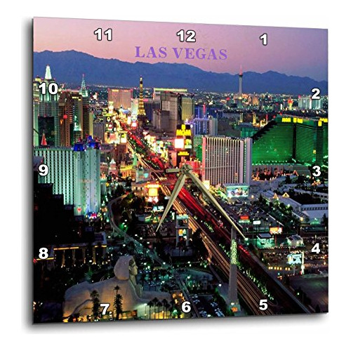 Reloj De Pared Nite Time In Vegas 13 Pulgadas