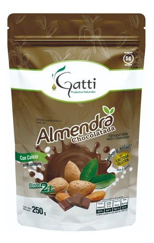 Leche De Almendra Chocolatada X 2 Lt.