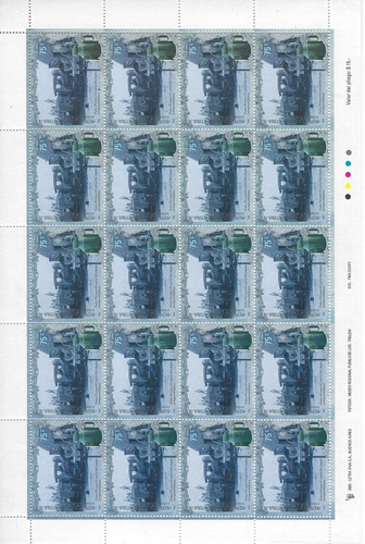 P36 Argentina Planchas Serie Colectividades 2 Completa Mint