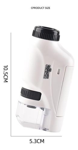 Mini Microscopio De Mano De 3 Piezas Con Luces Led Para La