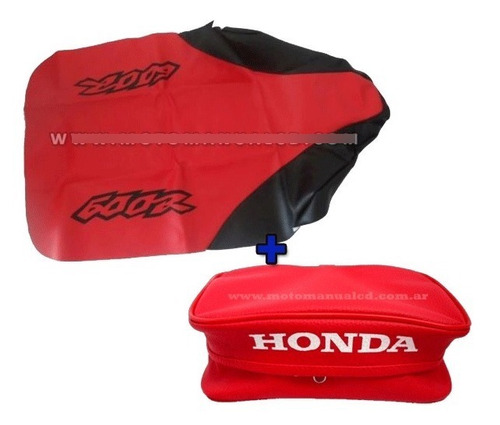 Funda Asiento Tapizado + Bolso Honda Xr 600 1998,replica