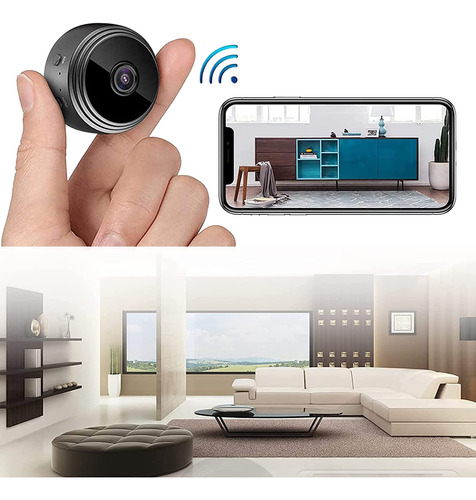 Mini Camara Seguridad Para Hogar [2022 Actualizada] Wifi Hd