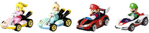 Hot Wheels Mario Kart Vehicle 4-pack, Conjunto De 4 Personaj