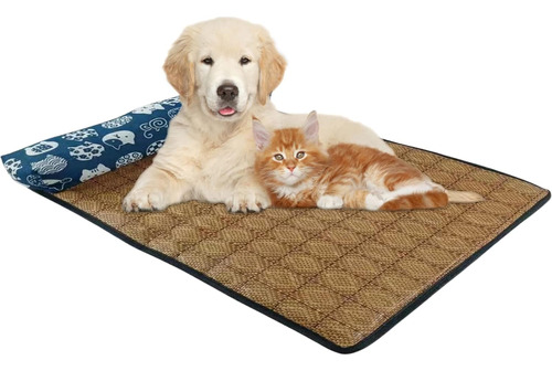 Dog Cooling Pad,cute Bamboo Dog Cooling Mat | No Water,