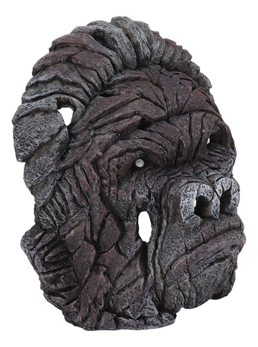 Escultura De Cabeza De Gorila, Diseño Único Y Elegante